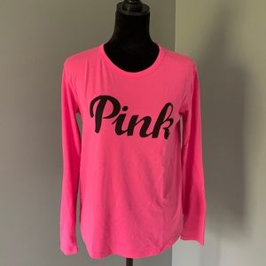 Pink Long Sleeve graphic tee